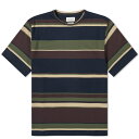 【送料無料】 オリバー スペンサー メンズ Tシャツ トップス Oliver Spencer Stripe Box T-Shirt Multi