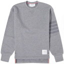 【送料無料】 トムブラウン レディース パーカー・スウェット アウター Thom Browne Oversized 4 Bar Tonal Sweat Light Grey