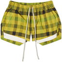 【送料無料】 リックオウエンス レディース ハーフパンツ・ショーツ ボトムス Rick Owens Fog Boxer Shorts Yellow