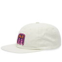 ̵ Х ѥ  ˹ ꡼ By Parra Fast Food Logo 6 Panel Cap Off White