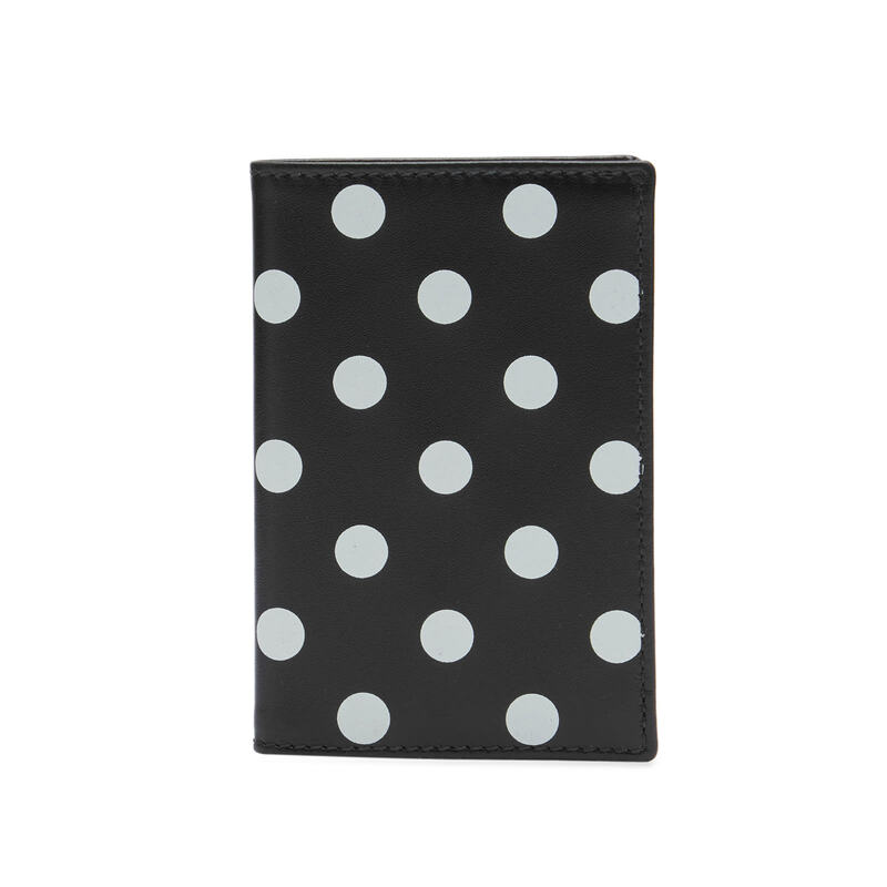 ̵ ǥ륽   ꡼ Comme des Garcons Wallet SA6400 Dots Wallet Black