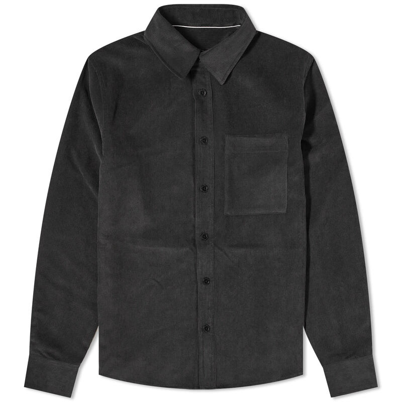 カルバン・クライン 【送料無料】 カルバンクライン メンズ シャツ トップス Calvin Klein Corduroy Shirt Black