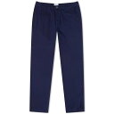 【送料無料】 オリバー スペンサー メンズ カジュアルパンツ ボトムス Oliver Spencer Drawstring Trousers Indigo Blue