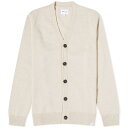 yz m[XvWFNg Y J[fBK AE^[ Norse Projects Adam Merino Lambswool Cardigan Oatmeal