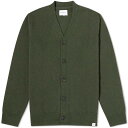 yz m[XvWFNg Y J[fBK AE^[ Norse Projects Adam Merino Lambswool Cardigan Army Green