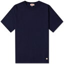 【送料無料】 アルモーリュックス メンズ Tシャツ トップス Armor-Lux 70990 Classic T-Shirt Navy