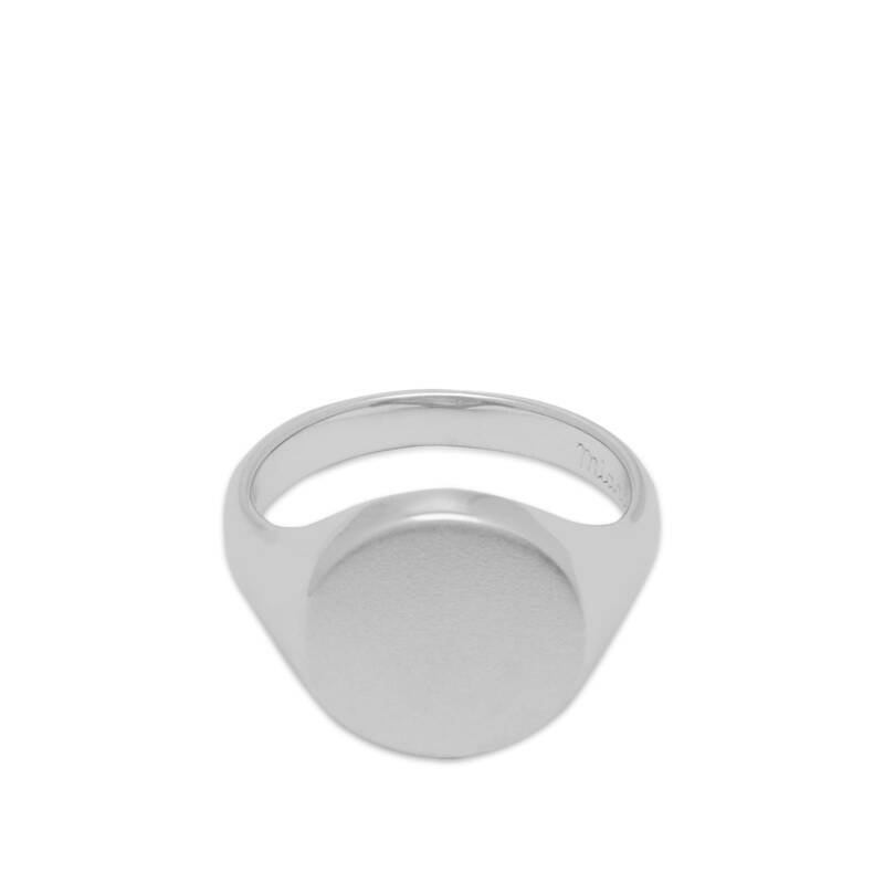 【送料無料】 ミアンサイ メンズ リング アクセサリー Miansai Miansai Wells Signet Ring Silver