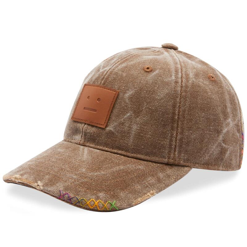 楽天ReVida 楽天市場店【送料無料】 アクネ ストゥディオズ メンズ 帽子 アクセサリー Acne Studios Cunov Canvas Face Cap Toffee Brown