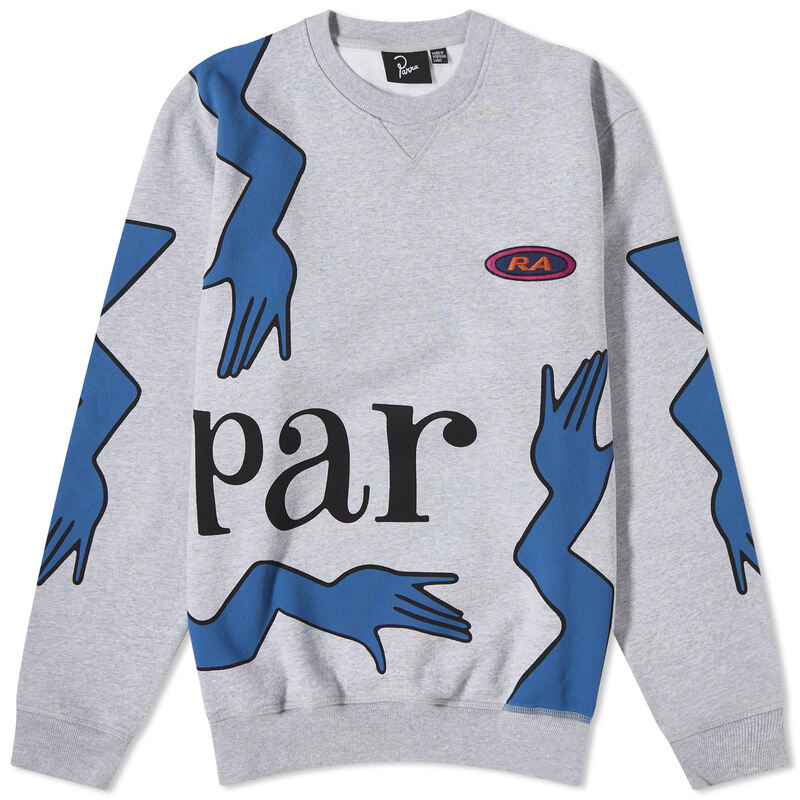 ̵ Х ѥ  ѡå  By Parra Early Grab Crew Sweat Heather Grey