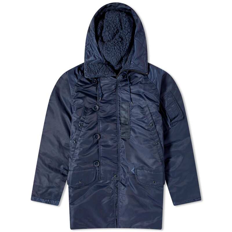 【送料無料】 ビームス プラス メンズ ジャケット・ブルゾン ダウンジャケット アウター Beams Plus MIL Type N-3B Down Jacket Navy