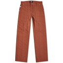 ディッキーズ 【送料無料】 ディッキーズ メンズ カジュアルパンツ ボトムス Dickies Premium Collection Quilted Utility Pant Mahogany