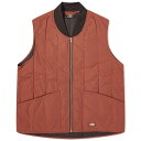 ディッキーズ 【送料無料】 ディッキーズ メンズ ベスト アウター Dickies Premium Collection Quilted Vest Mahogany