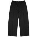 【送料無料】 バレンシアガ メンズ カジュアルパンツ ボトムス Balenciaga Runway Double Front Tailored Pant Black