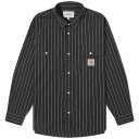 カーハート シャツ メンズ 【送料無料】 カーハート メンズ シャツ トップス Carhartt WIP Orlean Stripe Shirt Black & White
