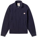 ダントン アウター メンズ 【送料無料】 ダントン メンズ ジャケット・ブルゾン アウター Danton Wool Zip Stand Collar Jacket Navy