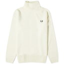 フレッドペリー 【送料無料】 フレッドペリー メンズ ニット・セーター アウター Fred Perry Roll Neck Jumper Ecru