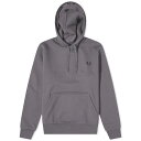 【送料無料】 フレッドペリー メンズ パーカー・スウェット パーカー アウター Fred Perry Tape Detail Hoodie Gunmetal