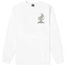 【送料無料】 フリズムワークス メンズ Tシャツ トップス FrizmWORKS Tiger Pugmark Longsleeve T-Shirt White