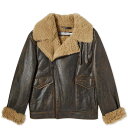 【送料無料】 アクネ ストゥディオズ メンズ ジャケット・ブルゾン アウター Acne Studios Liana Cracked Shearling Jack...