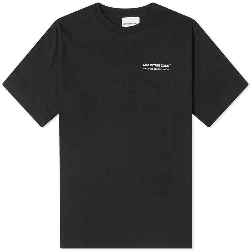 【送料無料】 エムケーアイ メンズ Tシャツ トップス MKI Phonetic T-Shirt Black