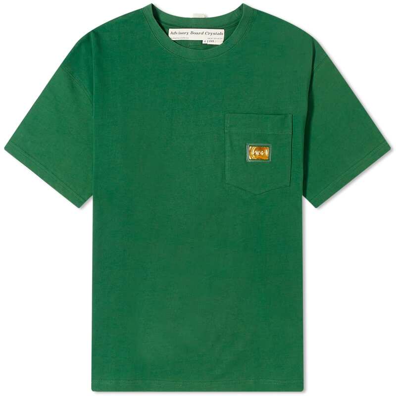 【送料無料】 アドバイザリーボードクリスタルズ メンズ Tシャツ トップス Advisory Board Crystals 123 Pocket T-Shirt Green