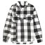 ̵ 󥨥ꥪå   ȥåץ John Elliott Silverado Paneled Plaid Shirt Black &White