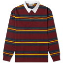 カーハート シャツ メンズ 【送料無料】 カーハート メンズ シャツ トップス Carhartt WIP Oregon Rugby Shirt Bordeaux Starco Stripe