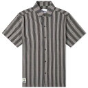 【送料無料】 バターグッズ メンズ シャツ トップス Butter Goods Terrace Short Sleeve Shirt Black & Grey