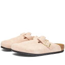 【送料無料】 ビルケンシュトック メンズ サンダル シューズ Birkenstock Boston Light Rose Suede(4)