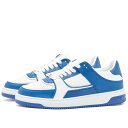 yz v[g Y Xj[J[ V[Y Represent Apex Leather Sneaker White Cobolt Blue