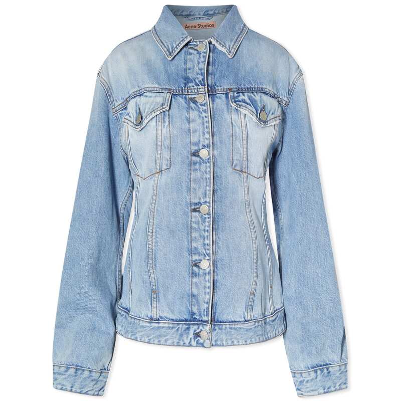 【送料無料】 アクネ ストゥディオズ レディース ジャケット・ブルゾン アウター Acne Studios Osanna Denim Jacket Light Blue