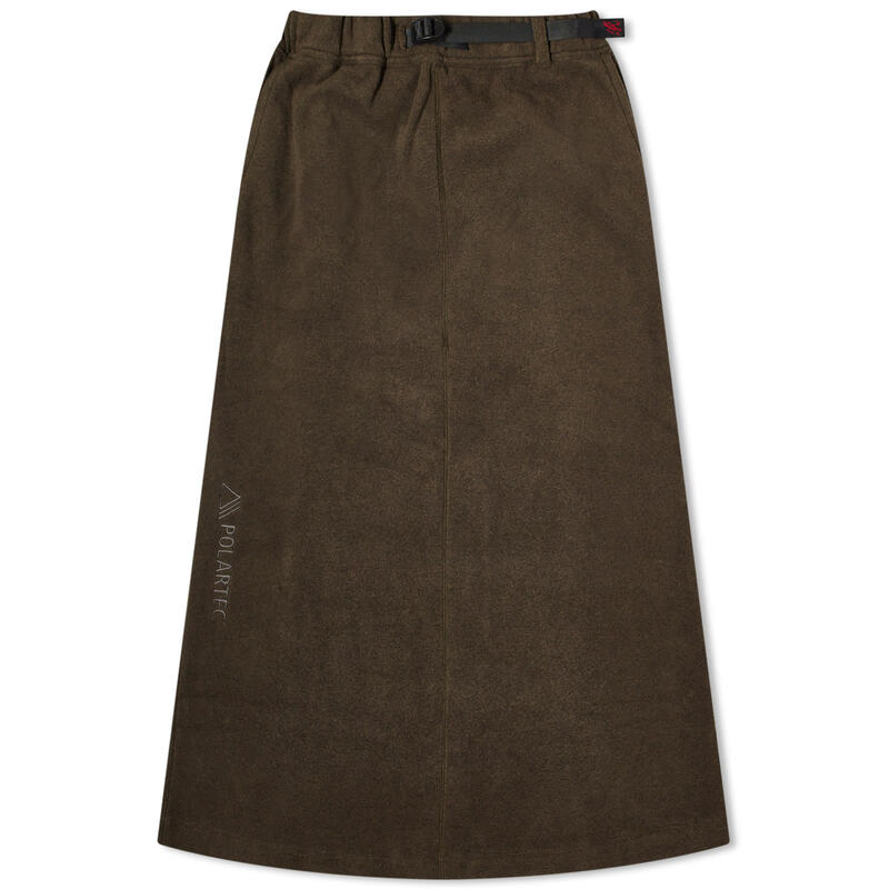 yz O~` fB[X XJ[g {gX Gramicci Polartex Maxi Combination Skirt Olive