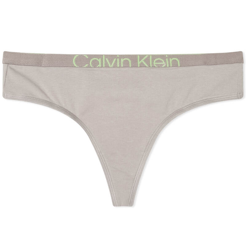 【送料無料】 カルバンクライン レディース パンツ アンダーウェア Calvin Klein CK Thong Satellite & Green Flash