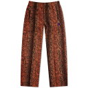 【送料無料】 ニードルズ メンズ カジュアルパンツ ボトムス Needles Poly Jacquard Track Pants Python