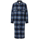 イザベルマラン 【送料無料】 イザベルマランエトワール レディース コート アウター Isabel Marant Etoile Fontizi Check Coat Navy