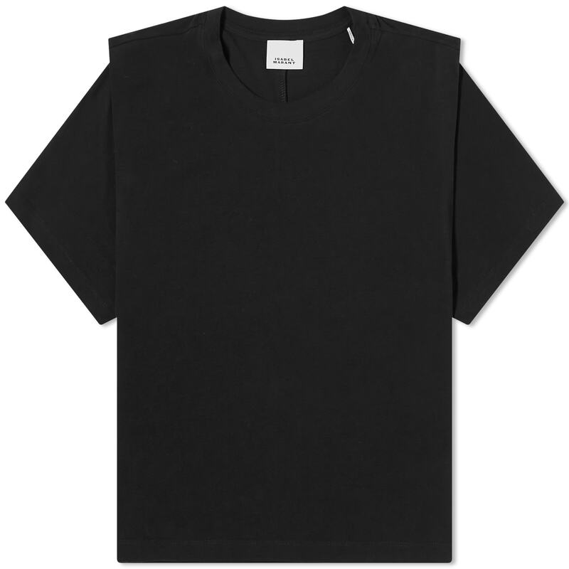 【送料無料】 イザベル マラン レディース Tシャツ トップス Isabel Marant Zelitos T-Shirt Black