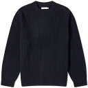 ヌーディージーンズ 【送料無料】 ヌーディージーンズ メンズ デニムパンツ ジーンズ ボトムス Nudie Jeans August Rib Wool Jumper Navy