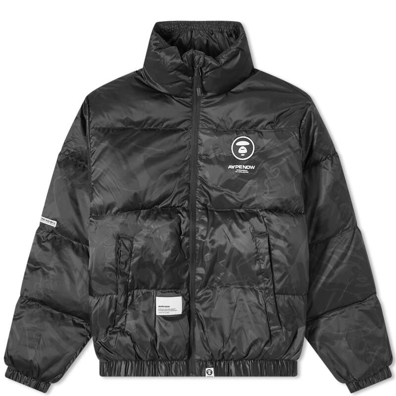 【送料無料】 ベイシング エイプ メンズ ジャケット ブルゾン アウター AAPE Now Camo Down Jacket Black (Multi)