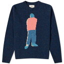 ReVida ŷԾŹ㤨̵֡ ե  ˥åȡ  Folk Figure Crew Knit IndigioפβǤʤ55,800ߤˤʤޤ