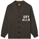 【送料無料】 ヒューマンメイド メンズ ニット・セーター カーディガン アウター Human Made Crew Sweat Cardigan Black(4)