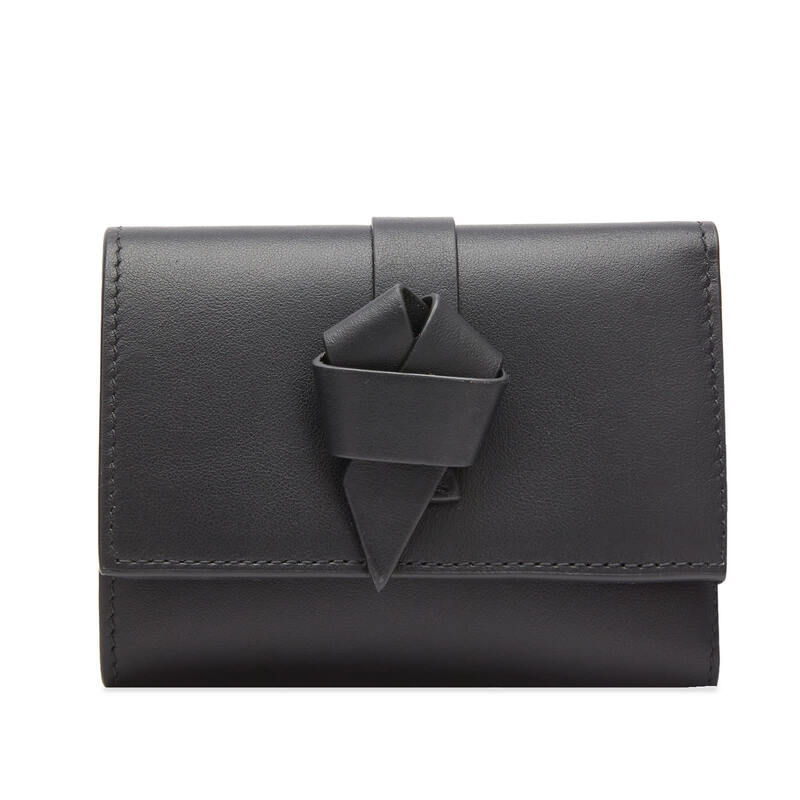 ̵  ȥǥ ǥ  ꡼ Acne Studios Musubi Trifold Wallet Black