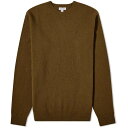 【送料無料】 サンスペル メンズ ニット・セーター アウター Sunspel Lambswool Crew Knit Dark Olive