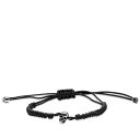 【送料無料】 アレキサンダー・マックイーン メンズ ブレスレット・バングル・アンクレット アクセサリー Alexander McQueen Skull Freindship Bracelet Black