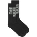 【送料無料】 ネイバーフッド メンズ 靴下 アンダーウェア Neighborhood ID Logo Socks Black