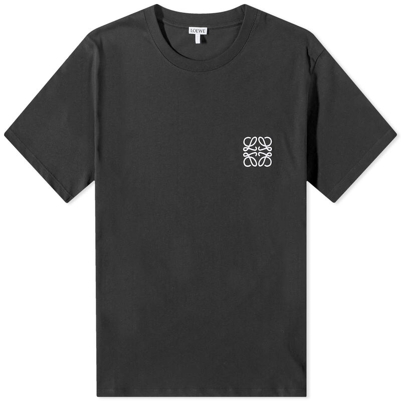 【送料無料】 ロエベ メンズ Tシャツ トップス Loewe Anagram T-Shirt Black