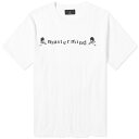 【送料無料】 ジョンエリオット メンズ Tシャツ トップス John Elliott x MASTERMIND JAPAN Shredded T-Shirt White