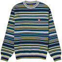  ヒューマンメイド メンズ ニット・セーター アウター Human Made Multi Striped Knit Sweater Green