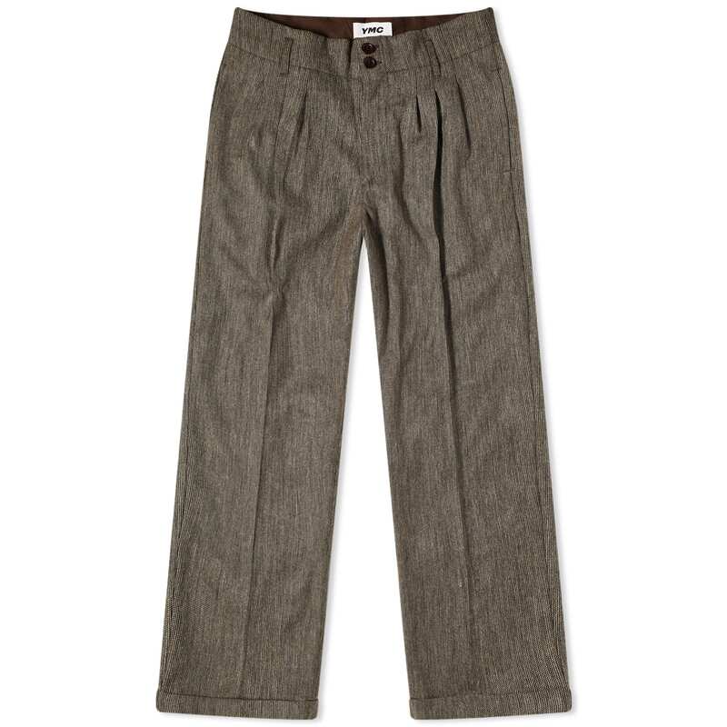 【送料無料】 ワイエムシー レディース カジュアルパンツ ボトムス YMC Keaton Trousers Brown