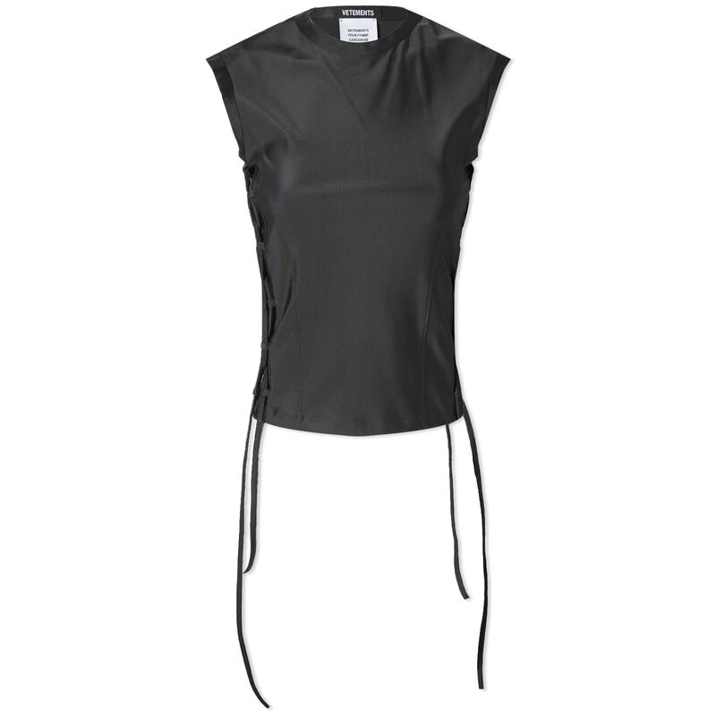 【送料無料】 ヴェトモン レディース タンクトップ トップス VETEMENTS Styling Tank Top Black