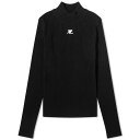 【送料無料】 クレージュ レディース ニット・セーター アウター Courreges Reedition Knit Jumper Black